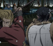 viking ship battle